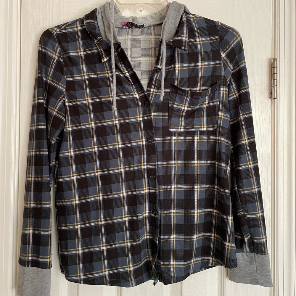 Discreet Flannel with Hood